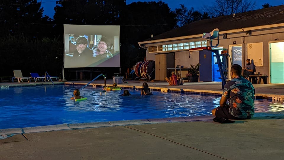 Movie projector screen